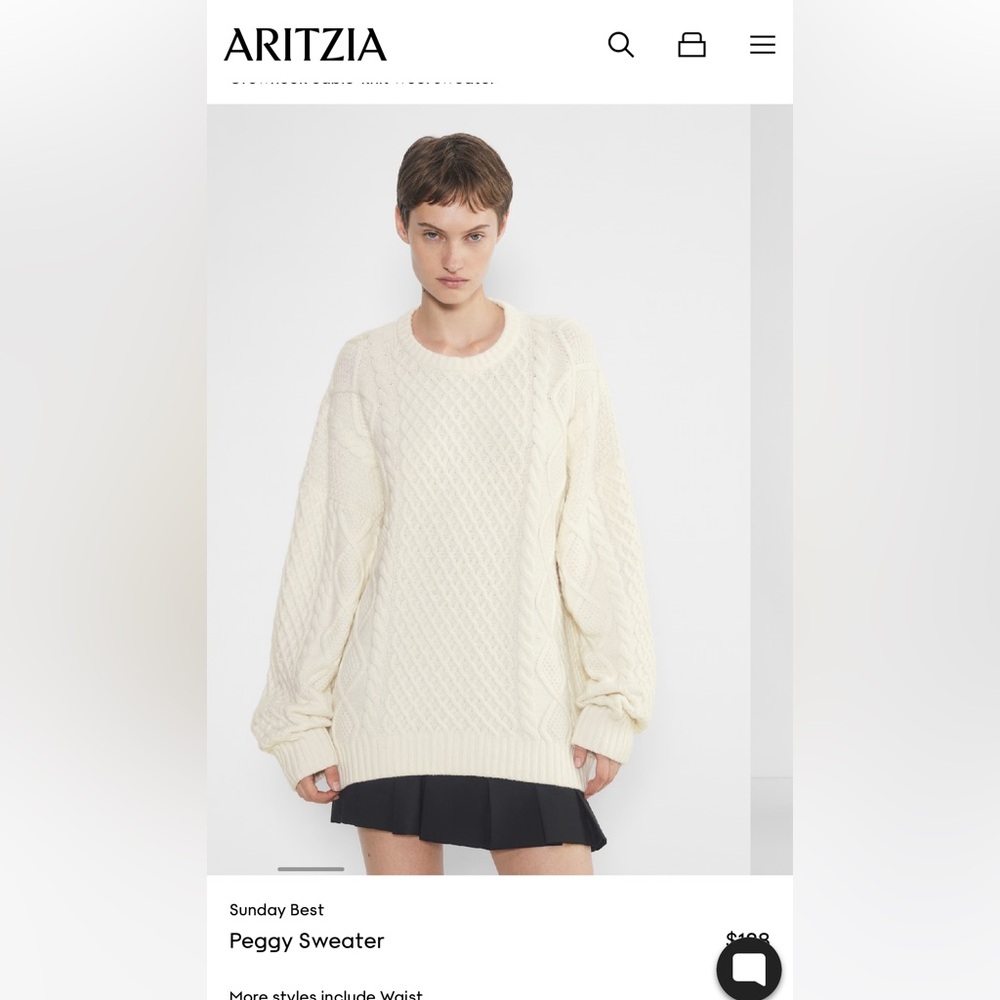 Sunday Best / Aritzia Peggy Sweater